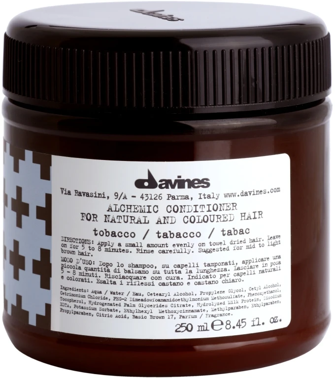 Davines Alchemic Conditioner Tobacco 1 Davines Alchemic Conditioner Tobacco