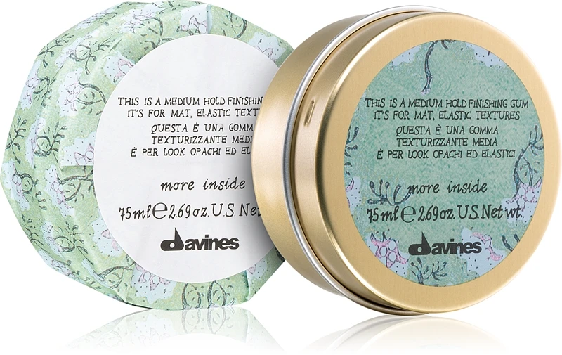 Davines More Inside Medium Hold Finishing Gum 2 Davines More Inside Medium Hold Finishing Gum – Image 2