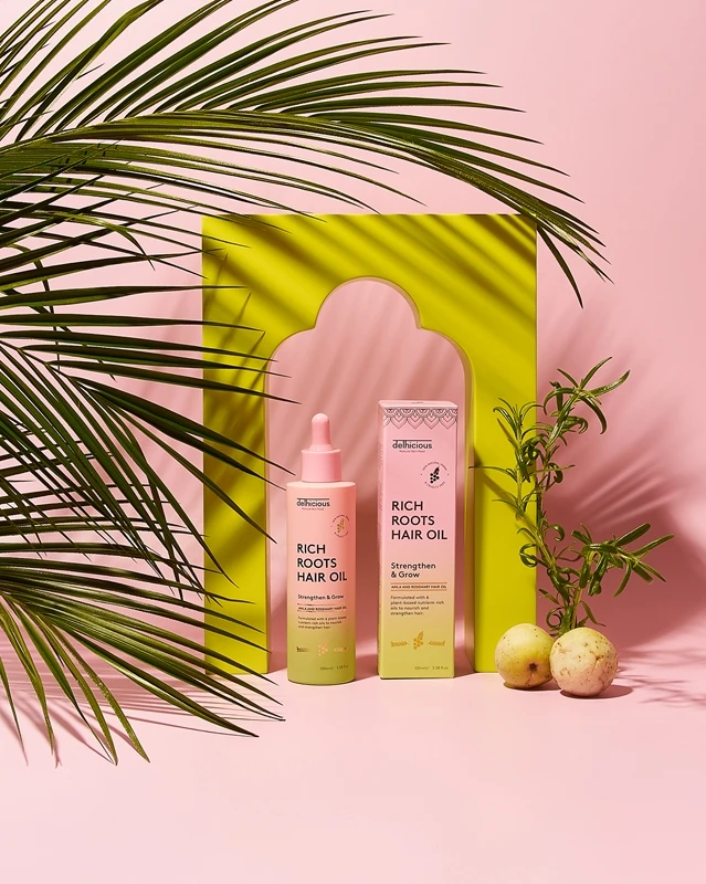 Delhicious RICH ROOTS AMLA & ROSEMARY HAIR OIL 3 Delhicious RICH ROOTS AMLA & ROSEMARY HAIR OIL – Image 3