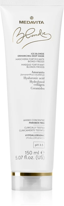 Medavita Blondie Ice Blonde Enhacing Deep Mask 1 Medavita Blondie Ice Blonde Enhacing Deep Mask